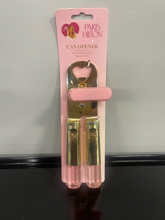 Paris Hilton Other - Paris Hilton Pink Gold Can Opener Built-In Bottle Opener New